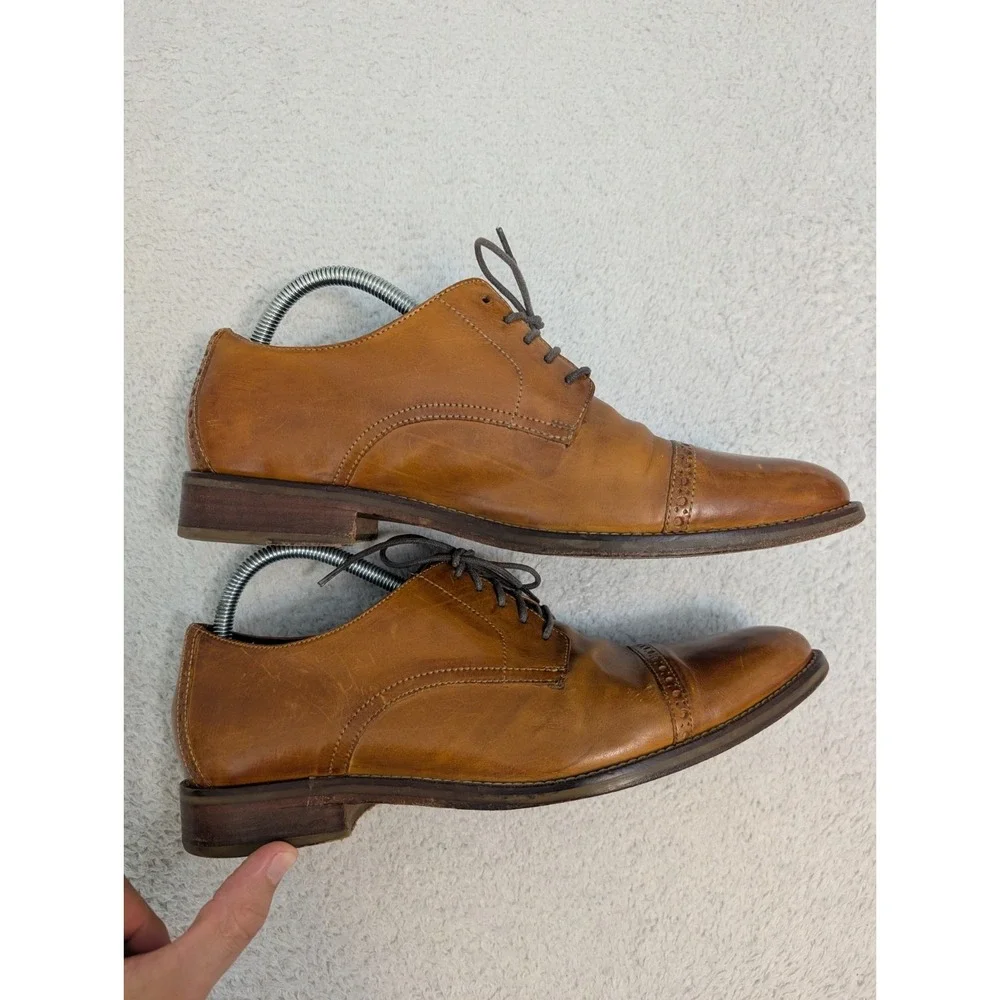 Cole Haan Grand.OS Men's‎ Dress Shoes size 10.5 C14230 Brown CLEAN! EUC!